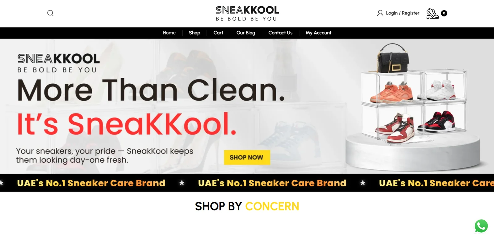 SneaKKool UAE - Web Development Case Study - Spire Tech Solution